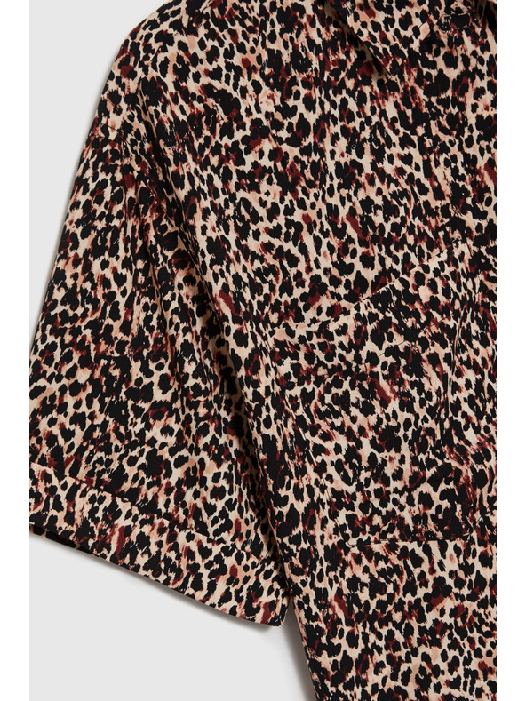 Moodo Ženska leopardja srajca Moodo