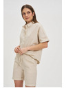 Moodo Bež lanena srajca