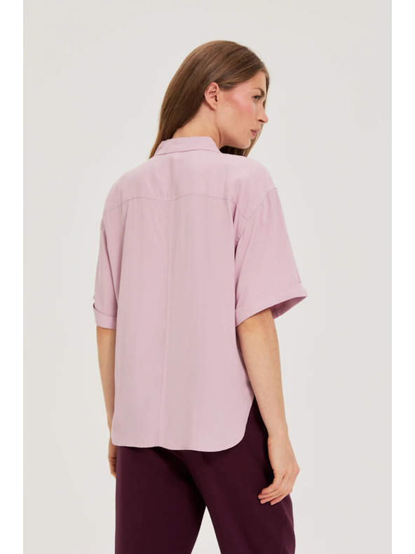 Moodo Ženska srajca Moodo – svetlo rožnata