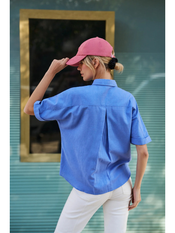 Moodo Ženska modra srajca