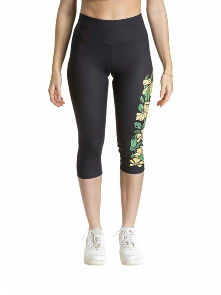 Meatfly Meatfly ženske legice Edna Rumene rože |