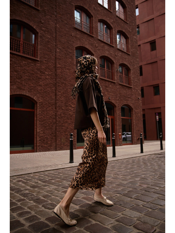 Moodo Ženska leopardjasta krila Moodo – rjava