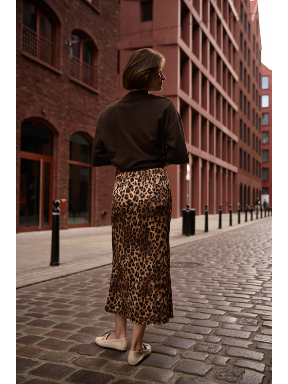 Moodo Ženska leopardjasta krila Moodo – rjava