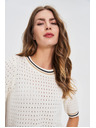 Moodo Ženski pulover Moodo – bela barva