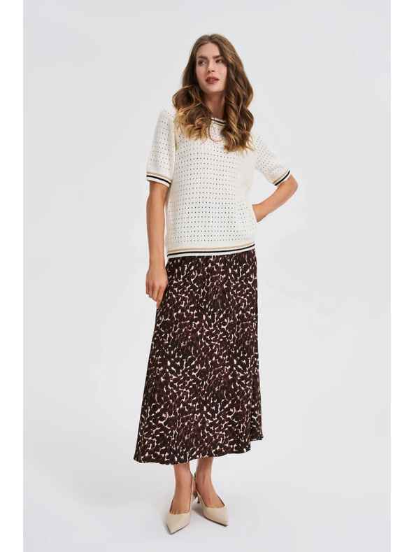 Moodo Ženski pulover Moodo – bela barva