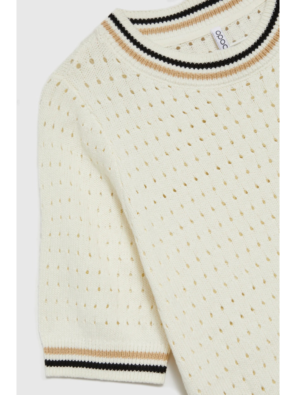 Moodo Ženski pulover Moodo – bela barva