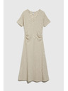 Moodo Ženske obleke Moodo - bež