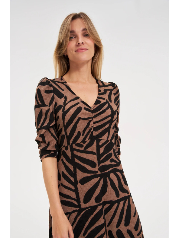 Moodo Ženske obleke Moodo – kavna