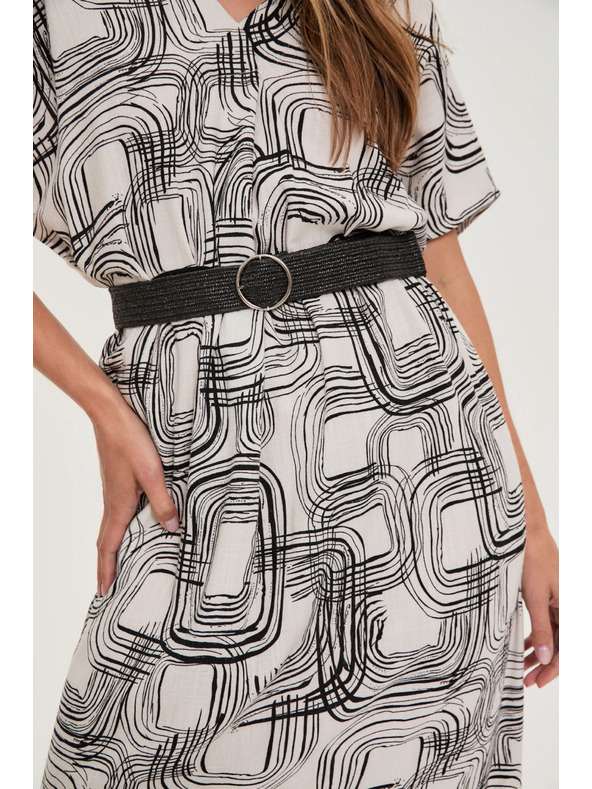 Moodo Ženske obleke Moodo z pasom