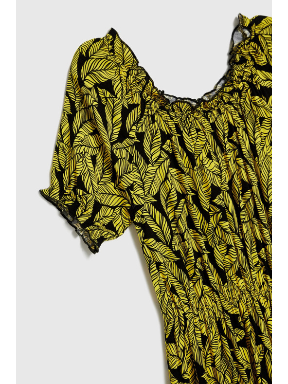 Moodo Ženske obleke Moodo - rumene