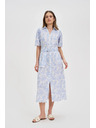 Moodo Ženske obleke Moodo - svetlo modre