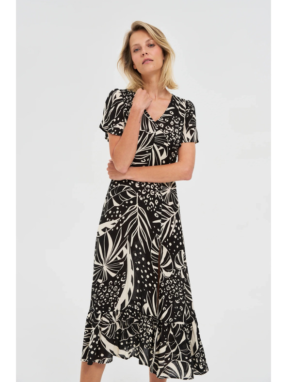 Moodo Ženske obleke z razporkom