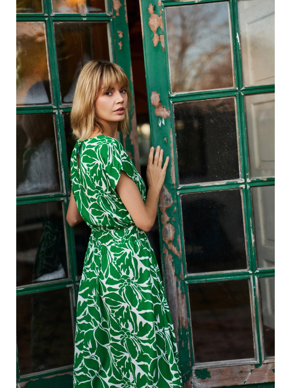 Moodo Ženske obleke Moodo - zelene