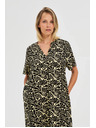 Moodo Ženska ohlapna vzorčasta obleka Moodo