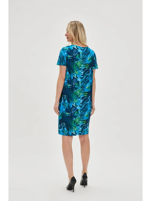 Moodo Ženska obleka Moodo - turkizna