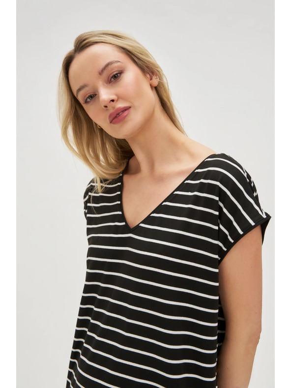 Moodo Ženska progasta obleka Moodo