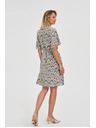 Moodo Ženska ohlapna vzorčasta obleka Moodo