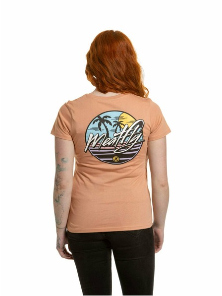 Meatfly Meatfly ženska majica Shori Coral Sand