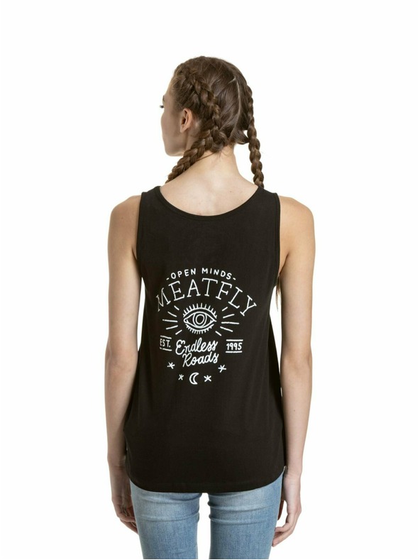 Meatfly Meatfly ženska tank top majica Hailey Black / White