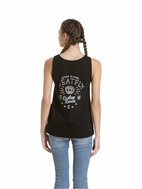 Meatfly Meatfly ženska tank top majica Hailey Tapioca / Black