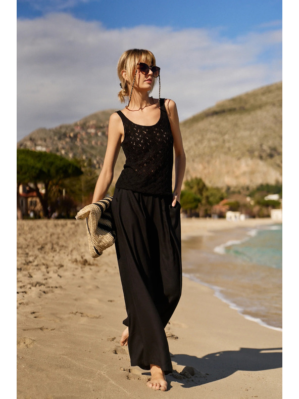 Moodo Ženska prosojana tank top majica