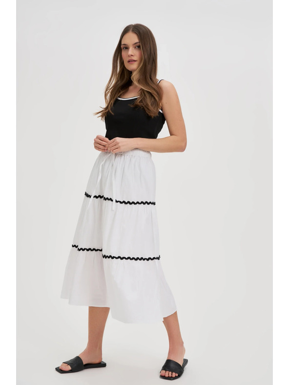 Moodo Ženska črna tank top majica