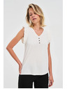 Moodo Ženska majica Moodo – bela