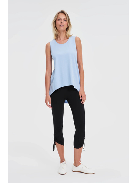 Moodo Ženska modra dolga tank top majica