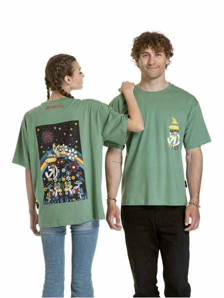 Meatfly Meatfly unisex majica Dwarf Hydge Green Dwarf