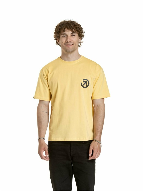 Meatfly Meatfly unisex majica Cachuma Cornsilk Mountains