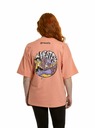 Meatfly Meatfly ženska majica Vexey Coral Almond Skeleton