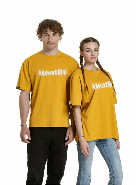 Meatfly Meatfly unisex majica Domes Gold Bronze Blured | Rjava