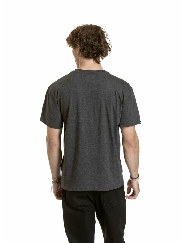 Meatfly Meatfly unisex majica Minimal Charcoal Heather | Siva