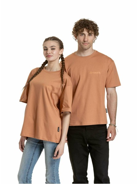 Meatfly Meatfly unisex majica Minimal Cork | Rjava