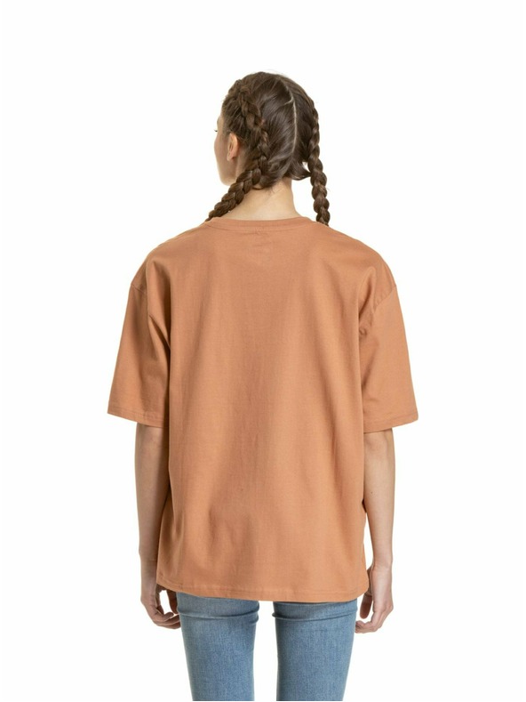 Meatfly Meatfly unisex majica Minimal Cork | Rjava