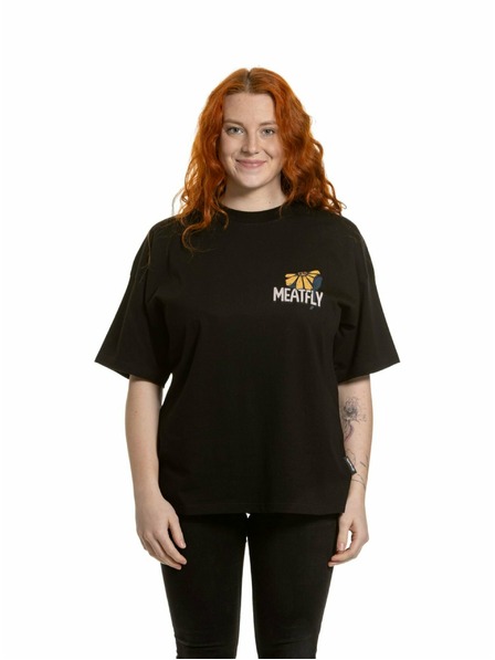 Meatfly Meatfly ženska majica Vexey Black Flowers