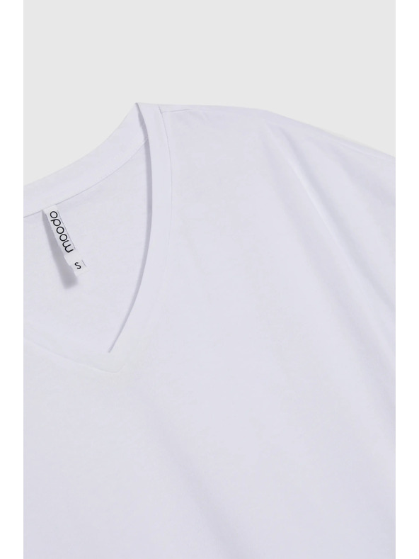 Moodo Ženská osnovna majica Moodo – bela