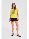 Moodo Ženská majica Moodo – rumena