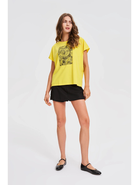 Moodo Ženská majica Moodo – rumena