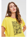 Moodo Ženská majica Moodo – rumena