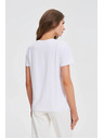 Moodo Bela majica s potiskom