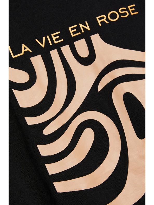 Moodo Ženska majica Moodo – črna