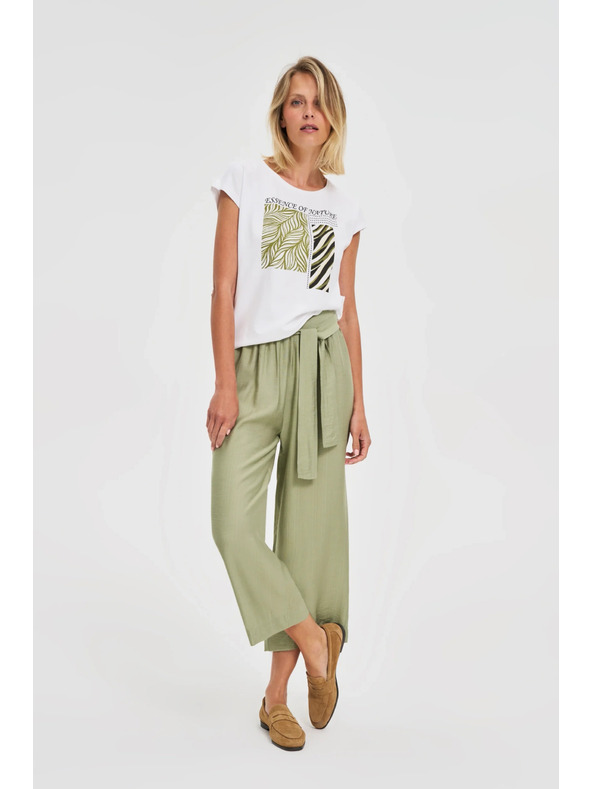 Moodo Ženska majica Moodo – bela