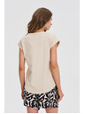 Moodo Ženská majica Moodo – bež
