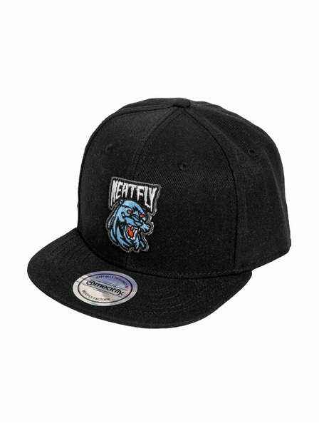 Meatfly Meatfly šiltovka Alfy Snapback Black Panther | Črna | Velikost