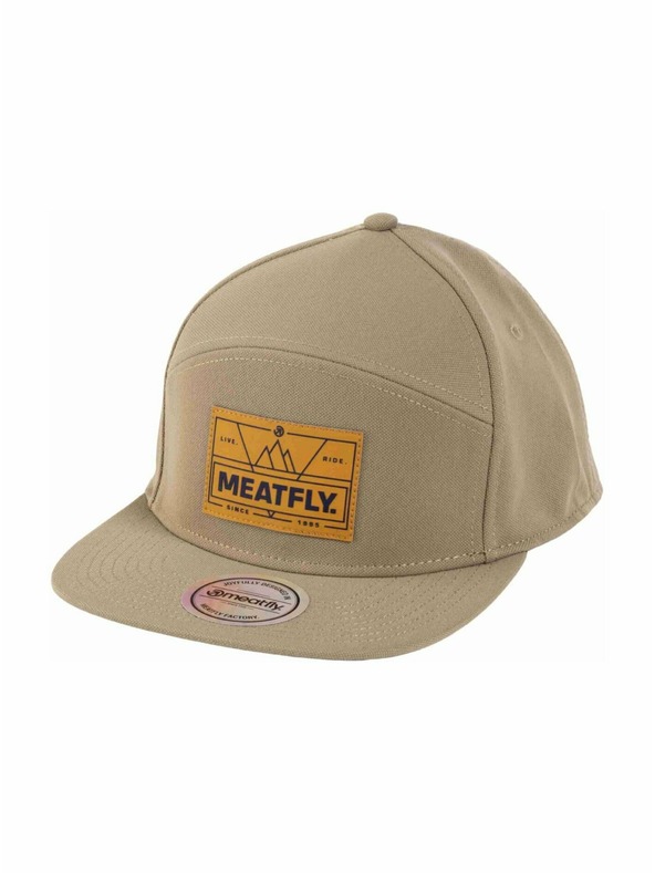 Meatfly Meatfly šiltovka Yuto 6 Panel Snapback Olive Live | Zelena |