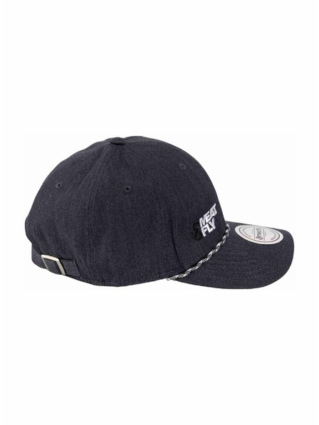 Meatfly Meatfly šiltovka Dustin Flexfit Recycled Anthracite / White Decent Revital | Siva | Velikost