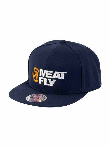 Meatfly Meatfly šiltovka Ness Snapback Petrol / White Revital | Bela | Velikost