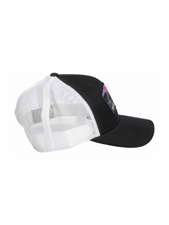 Meatfly Meatfly šiltovka MF View Trucker Purple Alaska / Black / White | Črna