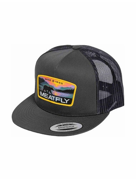 Meatfly Meatfly šiltovka Thunderbolt Trucker Yellow Alaska / Charcoal | Siva |